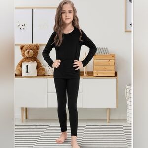Girls 3 Pack Thermal Underwear Set